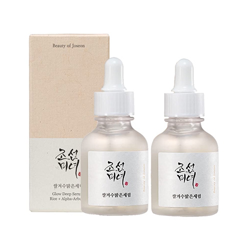 BEAUTY OF JOSEON  Glow Deep Serum Rice + Alpha-Arbutin, (30Ml, 1.01 OZ), 2-Pack