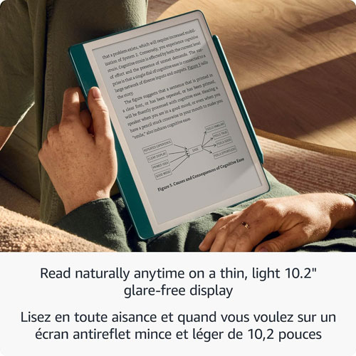 Liseuse numérique 16 Go 10,2 po Kindle Scribe d'Amazon avec écran tactile et stylet Premium - Tungstène