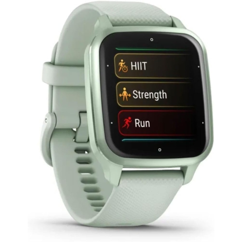 Garmin Venu® Sq 2 GPS Smartwatch, All-Day Health Monitoring, Long-Lasting Battery Life, AMOLED Display, Mint Green