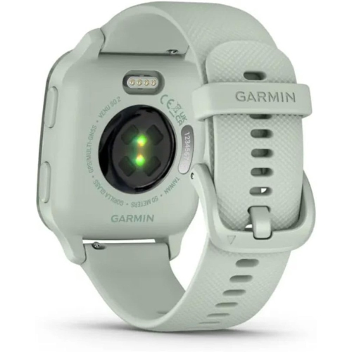 Garmin Venu® Sq 2 GPS Smartwatch, All-Day Health Monitoring, Long-Lasting Battery Life, AMOLED Display, Mint Green