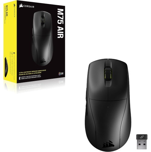 Corsair M75 AIR 26000 DPI Bluetooth Optical Gaming Mouse - Black