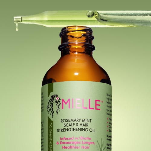 MIELLE Rosemary Mint Scalp & Hair Strengthening Oil - 59ml / 2oz