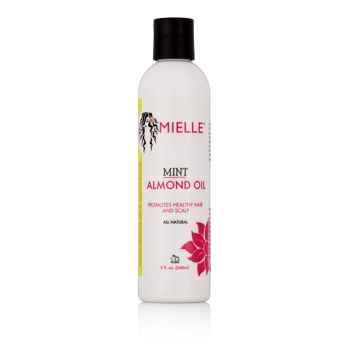 Image 1 de 5.. Huile d'amandes et de menthe Mielle 8&nbsp;oz
