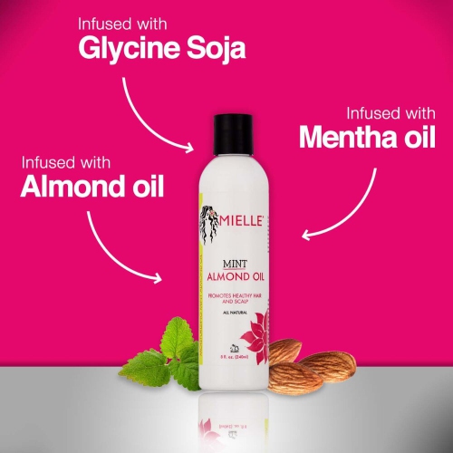 Mielle Mint Almond Oil 8 oz