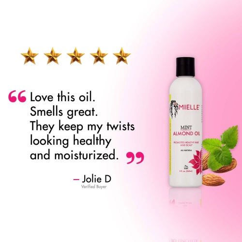 Mielle Mint Almond Oil 8 oz