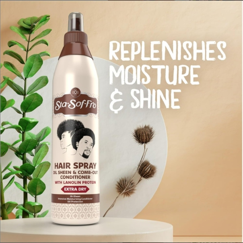 Sta-Sof-Fro Hair & Scalp Spray Comb Out Conditioner with Lanolin, Extra Dry, 8 fl oz