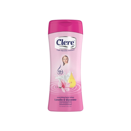 CLERE HAND & BODY LOTION LANOLIN & GLYCERINE 400ML