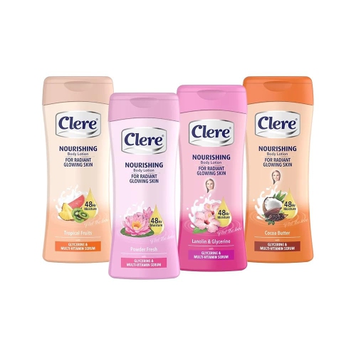CLERE HAND & BODY LOTION LANOLIN & GLYCERINE 400ML