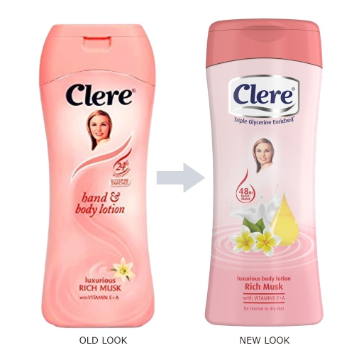 CLERE HAND & BODY LOTION RICH MUSK 400ML