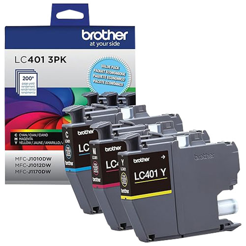 Brother Colour Ink (LC4013PKS) - 3 Pack