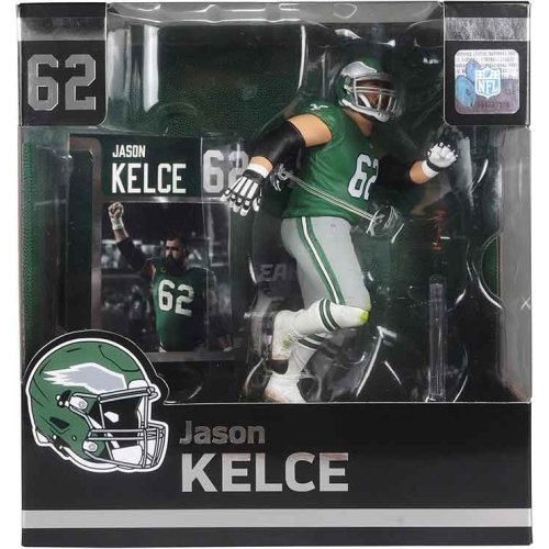 Image 1 of 2.. NFL Football SportsPicks 7 Inch Static Figure - Jason Kelce Green Jersey
