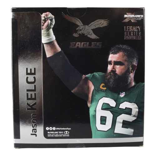 NFL Football SportsPicks 7 Inch Static Figure - Jason Kelce Green Jersey