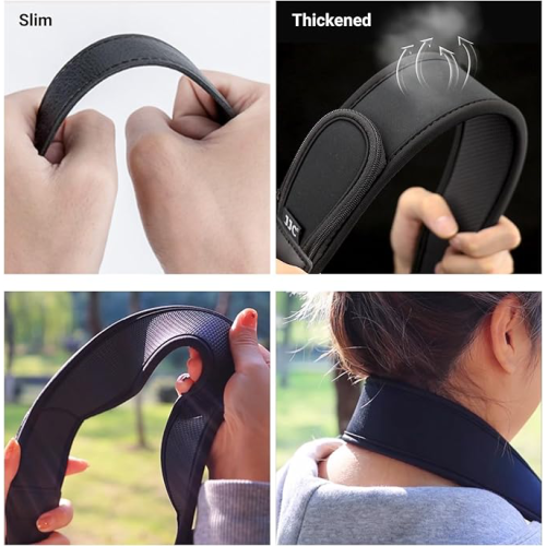 Soft Camera Shoulder Strap Neck Strap for Canon R6 R5 Mark II R7 R8 R50 R10 Nikon Z8 ZF ZFC Z7 Z6 III II Z5 Z50, Mirrorless Camera Strap with 2