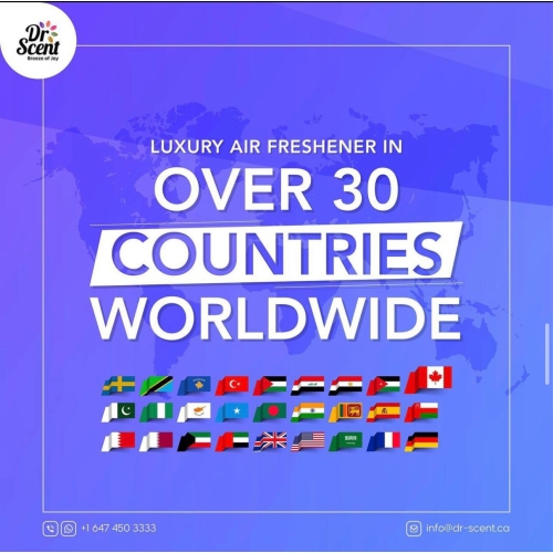 Dr. Scent Small Luxury Aroma Diffuser supports Mobile APP Control - White