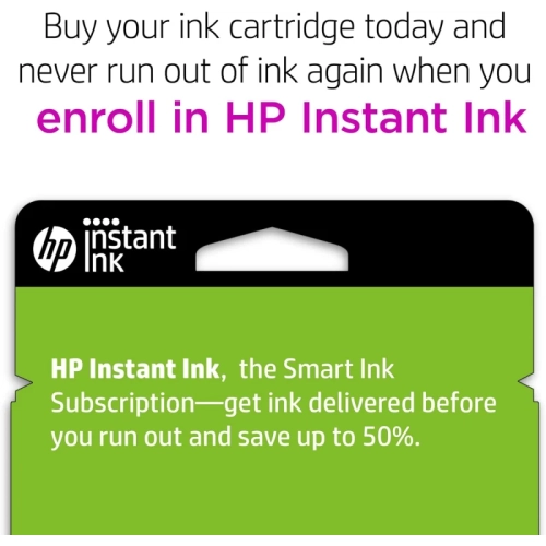 HP 67XL 67 XL Black High-Yield Ink Cartridge - Compatible with DeskJet 1255, 2700, 4100 Series & Envy 6000, 6400 Series | 3YM57AN