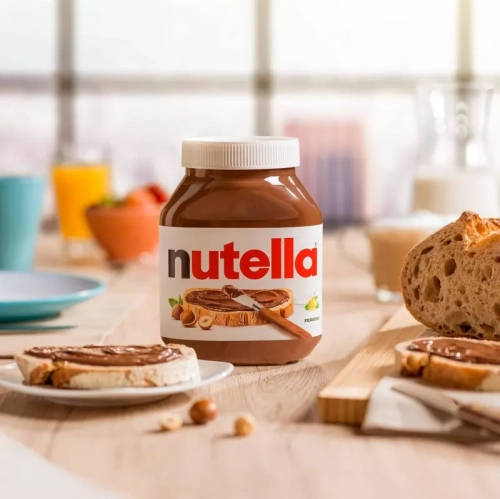 NUTELLA Hazelnut Spread with Cocoa - Bulk 1kg Jar for Breakfast & Snacks