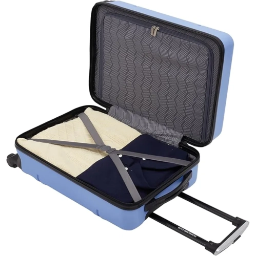 Bagage de cabine de 20&nbsp;po à roulettes pivotantes Traveler Club Skyline – unisexe, léger et durable