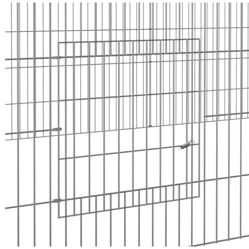 VidaXL – Cage de lapin à 5 panneaux 541x109Pneu 54&nbsp;cm en fer galvanisé