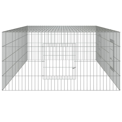 VidaXL – Cage de lapin à 2 panneaux 220x110, fer galvanisé 55&nbsp;cm