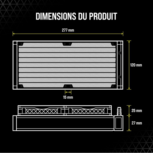Corsair iCUE H100i Elite Capellix Liquid CPU Cooler - White