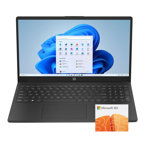 Image 1 of 8.. HP 15.6" HD Laptop-Black( Intel N200 Processor/128GB SSD/8GB RAM/Intel UHD Graphics/Win 11 S)