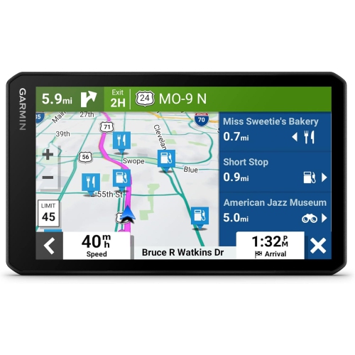 Garmin DriveCam™ 76, grand navigateur GPS facile à lire de 7&nbsp;po, caméra de tableau de bord intégrée, détection automatique des incidents