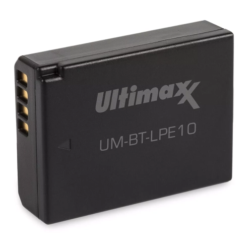 Chargeur de voyage ULTIMAXX + 2 batterie de rechange pour Canon LPE10 1600 mah