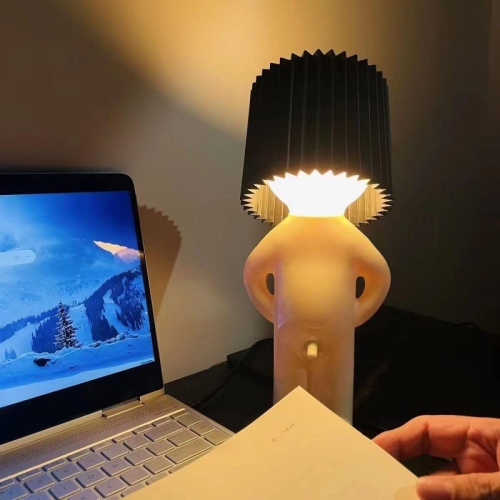 Image 1 de 8.. ALLUMER, lampe de table de chevet Hommes Boyfriend Noël Saint-Valentin Cadeaux pour lui/sa nouveauté Gag Funny Shy Little Boy Creative Petites