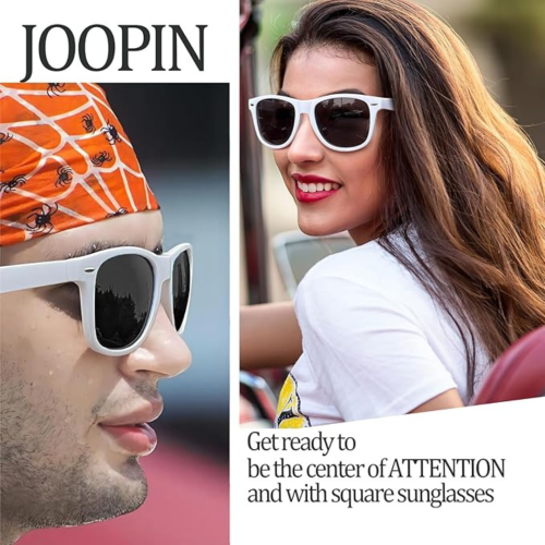 Square Sunglasses Polarized UV Protection Trendy Designer Sun Glasses Men Women