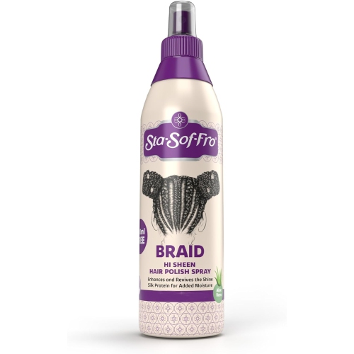 Image 1 of 2.. Sta-Sof-Fro Braids Hi Sheen Polish Spray Mist 350ml