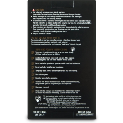 Colorant capillaire permanent infusé de protéines Realistic Vivid Colour de Revlon avec technologie Color Lock, noir de jais 110 ml