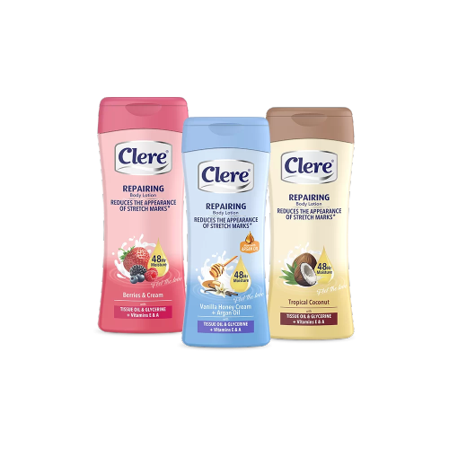 CLERE HAND & BODY LOTION VANILLA HONEY 400ML