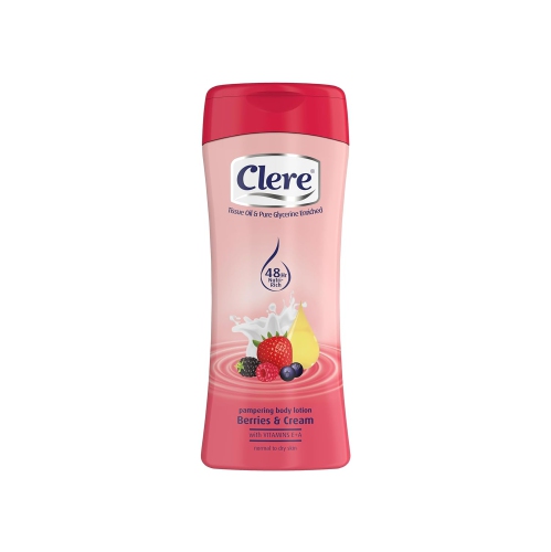 Image 1 de 4.. LOTION POUR LES MAINS ET LE CORPS CLERE BAIES ET CRÈME, 400 ML