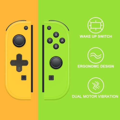 Manette de contrôle à vibration/réveil/mouvement pour Switch de Nintendo avec courroie