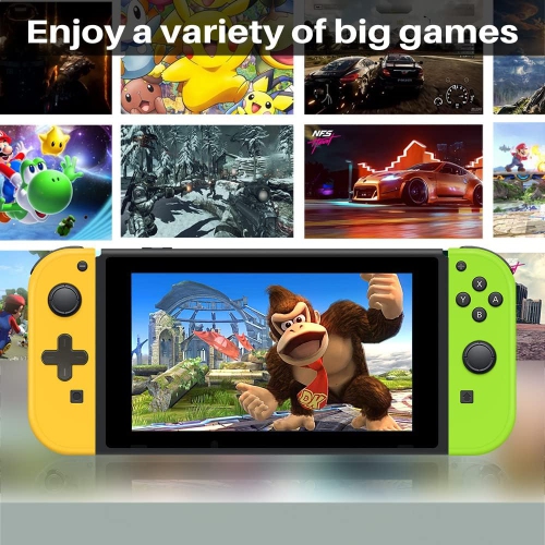 Manette de contrôle à vibration/réveil/mouvement pour Switch de Nintendo avec courroie