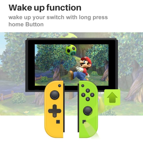 Manette de contrôle à vibration/réveil/mouvement pour Switch de Nintendo avec courroie