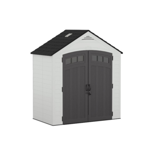 Suncast – Remise de rangement Vista de 7 x 4 pi – Ice Cube