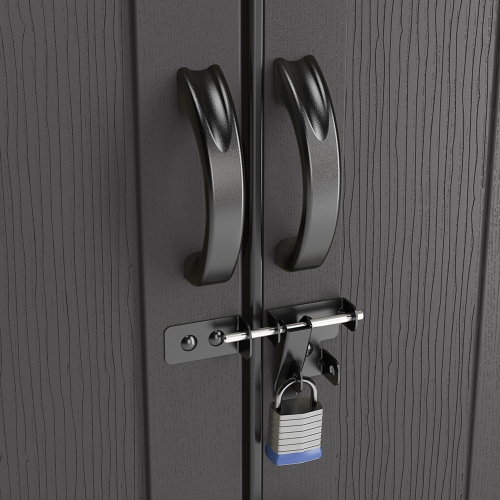 Suncast – Remise de rangement Vista de 7 x 4 pi – Ice Cube