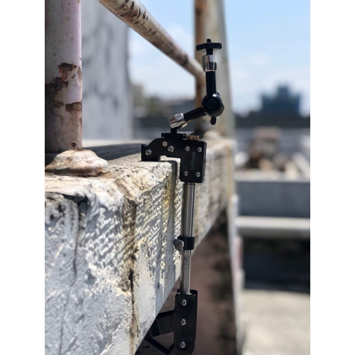 Brinno Camera Clamp Plus ACC1000P - Mounting Kit with Arm, Extension Pole and Wrench - Attaches to Flat or Round Objects, 360-Degree Rotating Tripod