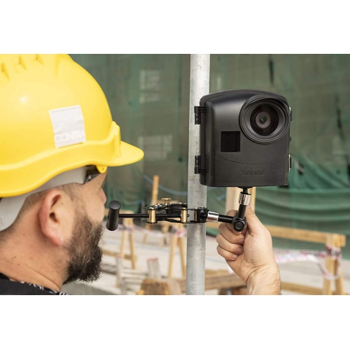 Brinno Camera Clamp Plus ACC1000P - Mounting Kit with Arm, Extension Pole and Wrench - Attaches to Flat or Round Objects, 360-Degree Rotating Tripod