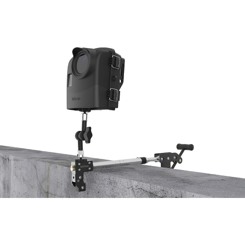 Brinno Camera Clamp Plus ACC1000P - Mounting Kit with Arm, Extension Pole and Wrench - Attaches to Flat or Round Objects, 360-Degree Rotating Tripod