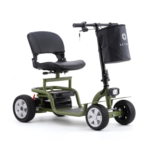 Image 1 de 8.. Trottinette électrique REYHEE EXO RF02, moteur 250&nbsp;W, vitesse 7&nbsp;km/h, portée 22,5&nbsp;km, pliable Capacité 136&nbsp;kg, vert