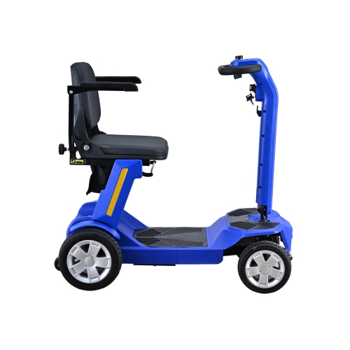 Reyhee Flex RF01 Electric Folding Mobility Scooter, 300W Motor, 6.4 km/h Speed, 19 km Range, Foldable, 136 kg Capacity, Blue