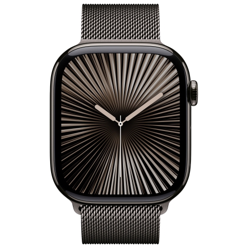 Apple Watch Series 10 (GPS + Cellular) 46mm Slate Titanium Case with Slate Milanese Loop - Medium/Large by APPLE - Open Box condition - Image 2