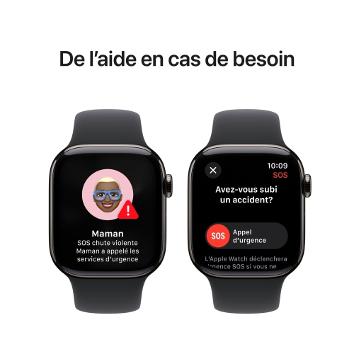Apple Watch Series 10 (GPS + Cellular) 42mm Slate Titanium Case with Black Sport Band - Medium/Large by APPLE - Open Box condition - Image 10