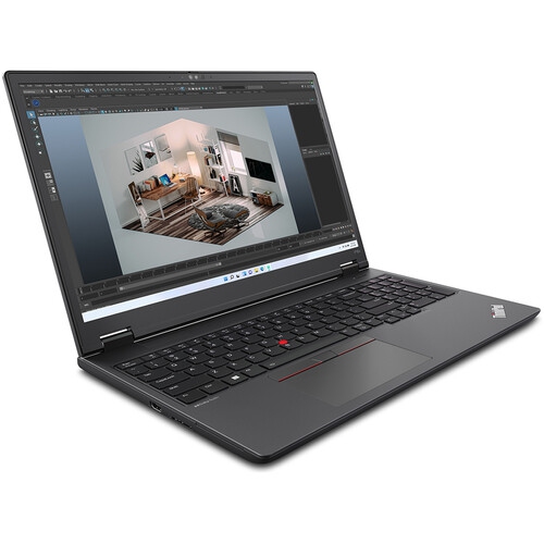 Image 1 de 7.. Poste de travail ThinkPad P16v 2 16&nbsp;po de Lenovo - Noir - Ang (21KX002EUS)