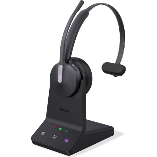 Casque d'écoute mono sans fil DECT WH64 de Yealink