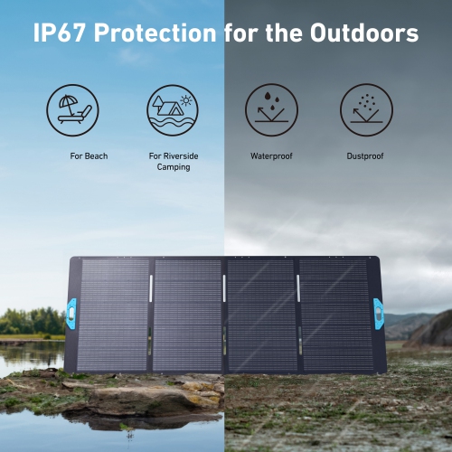 6000W Output/9000W Peak Anker SOLIX F3800 All-in-one Power Station w/ 1*400W Solar Panel for Home Backup and RV