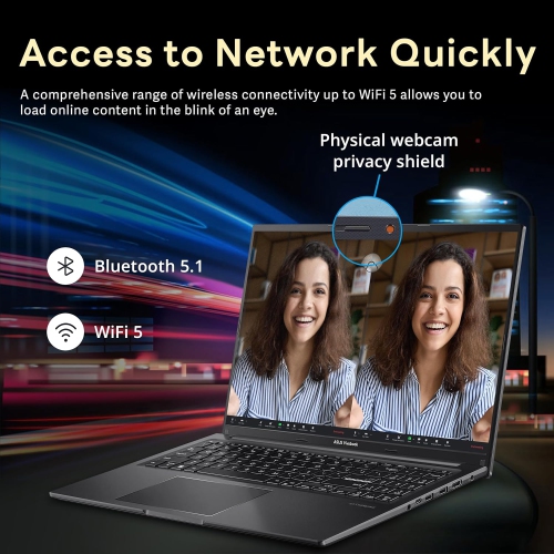 ASUS Vivobook 16" FHD WUXGA Laptop, Intel i7-1255U, 2.28TB Storage(2TB SSD+288GB Docking Station Set), 40GB RAM, Intel Iris Xe Graphics, Numeric