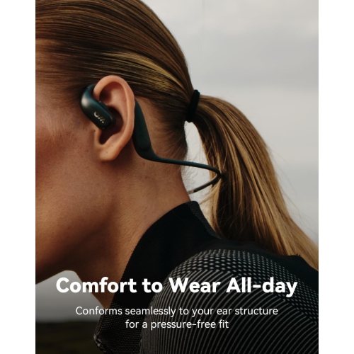 Oladance Open-Ear Headphone Sports, 15 Hours Open Wearable Stereo Bluetooth Headphones IPX8 Waterproof for Running Cycling Gym, Wireless Bluetooth